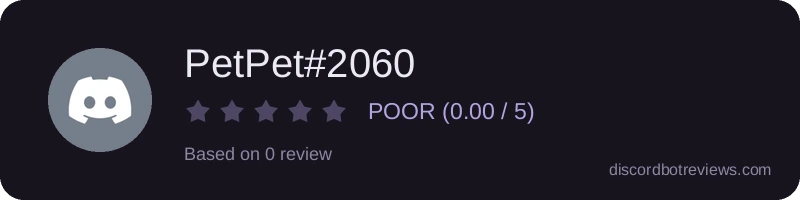 Rating widget preview for PetPet#2060