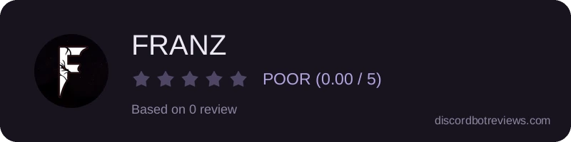 Rating widget preview for FRANZ