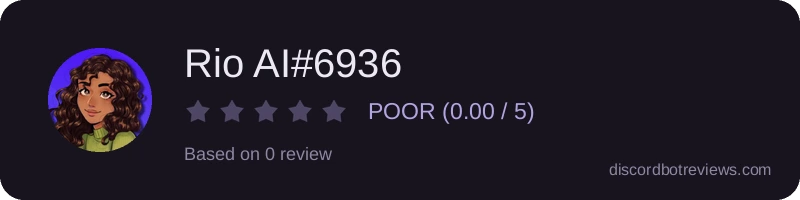 Rating widget preview for Rio AI#6936