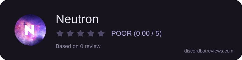 Rating banner for Neutron