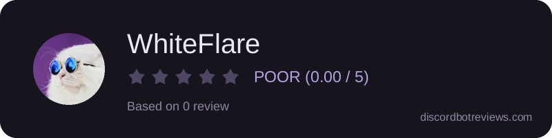 Rating widget preview for WhiteFlare