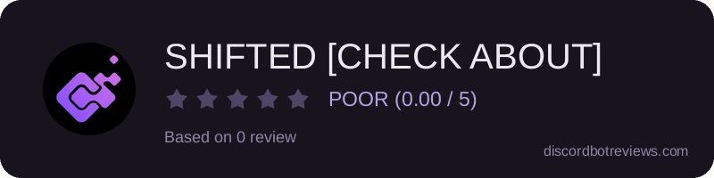 Rating banner for SHIFTED [CHECK ABOUT]