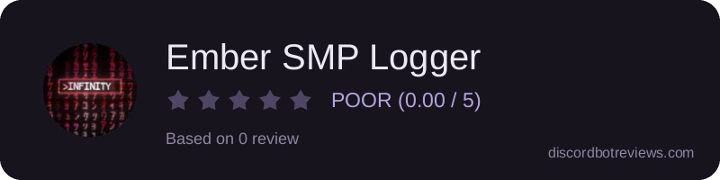 Rating widget preview for Ember SMP Logger