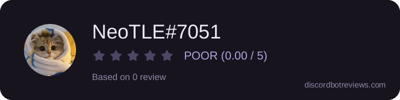 Rating widget preview for NeoTLE#7051