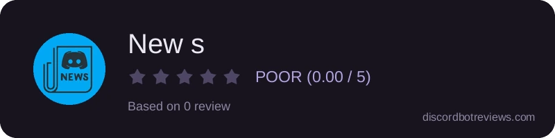 Rating widget preview for New s