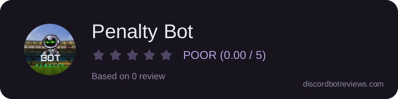 Rating banner for Penalty Bot