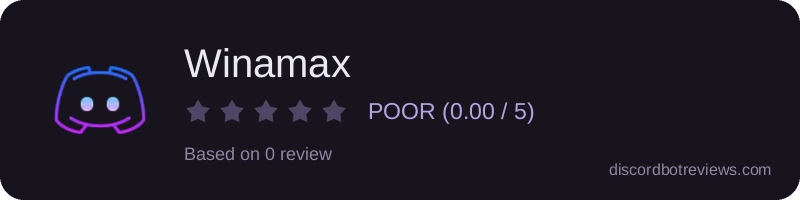 Rating banner for Winamax