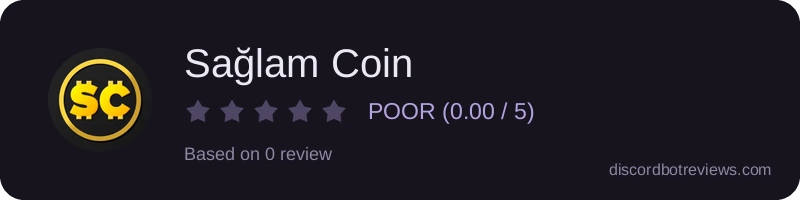 Rating widget preview for Sağlam Coin
