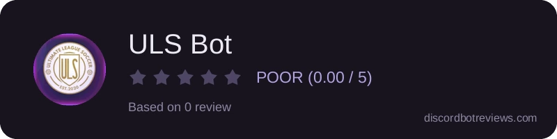 Rating widget preview for ULS Bot