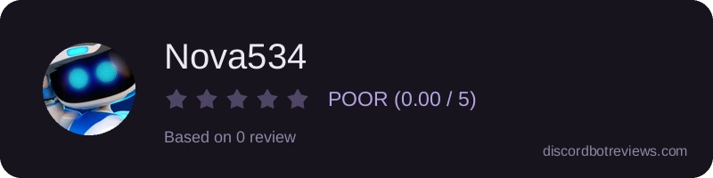 Rating widget preview for Nova534