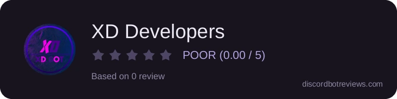 Rating widget preview for XD Developers 