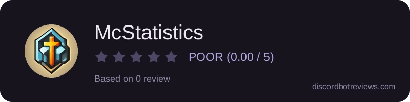 Rating widget preview for McStatistics