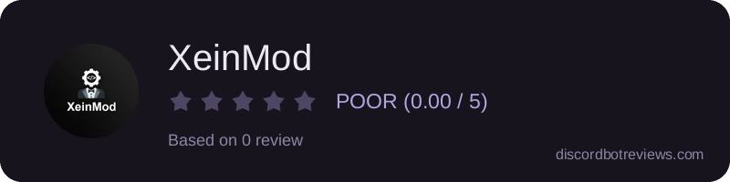 Rating widget preview for XeinMod