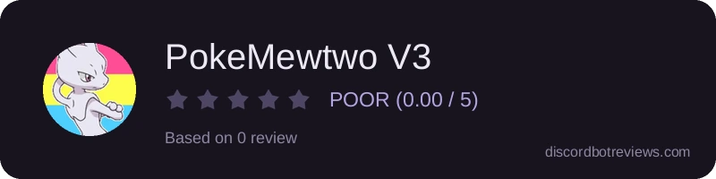 Rating widget preview for PokeMewtwo V3