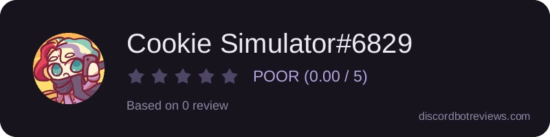 Rating widget preview for Cookie Simulator#6829
