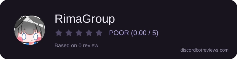 Rating widget preview for RimaGroup