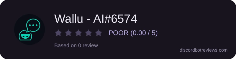 Rating widget preview for Wallu - AI#6574