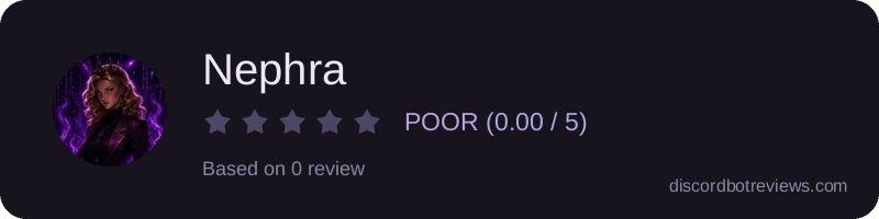 Rating widget preview for Nephra