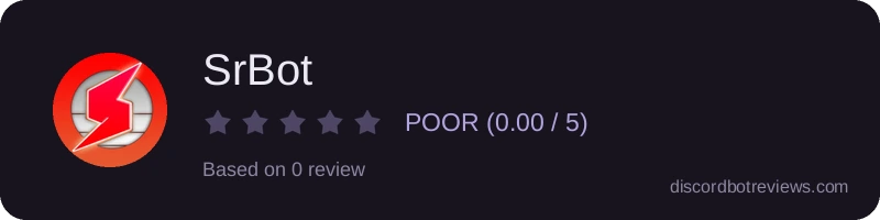 Rating banner for SrBot