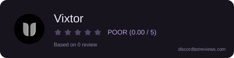 Rating banner for Vixtor