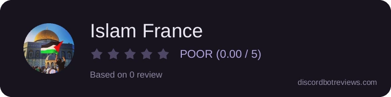 Rating widget preview for Islam France