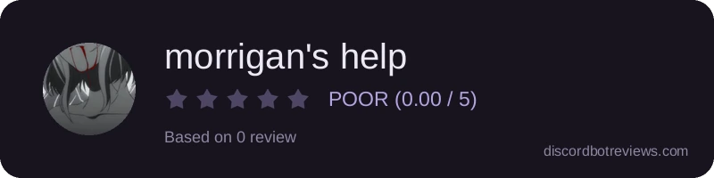 Rating banner for morrigan's help
