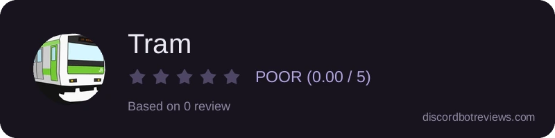 Rating widget preview for Tram