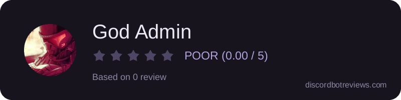 Rating banner for God Admin