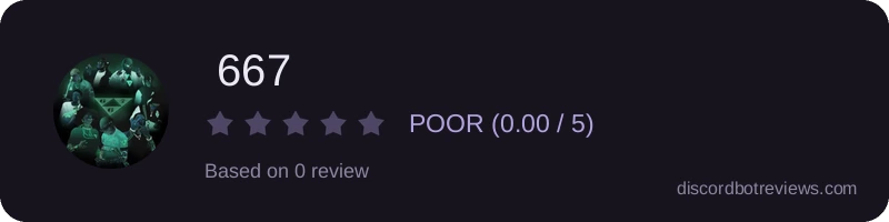 Rating widget preview for  667