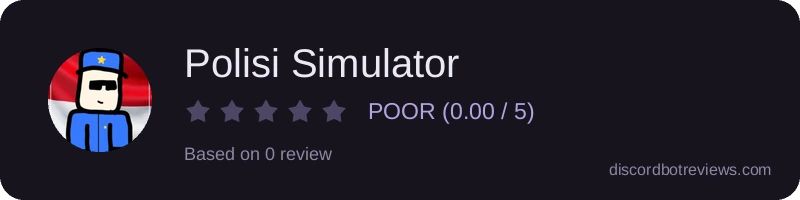 Rating widget preview for Polisi Simulator