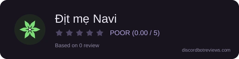 Rating widget preview for Địt mẹ Navi