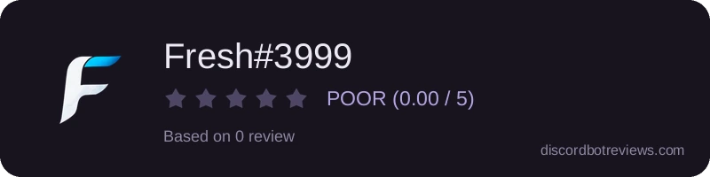 Rating widget preview for Fresh#3999