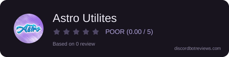 Rating widget preview for Astro Utilites