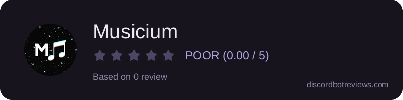 Rating banner for Musicium