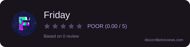 Rating banner for Friday