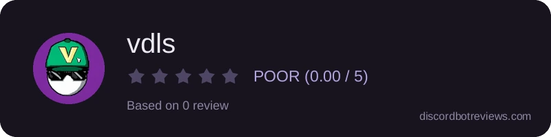 Rating widget preview for vdls