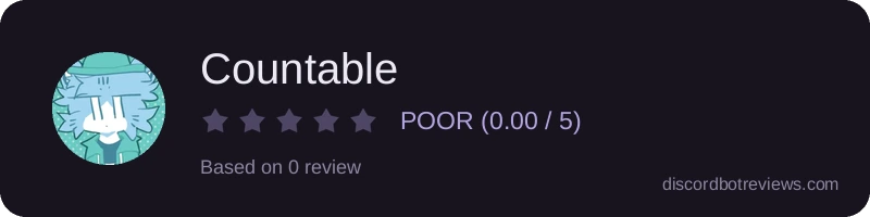 Rating banner for Countable