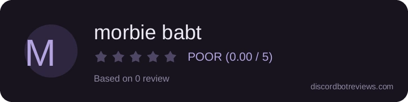 Rating banner for morbie babt