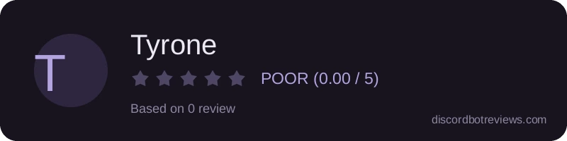 Rating banner for Tyrone