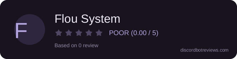 Rating widget preview for Flou System