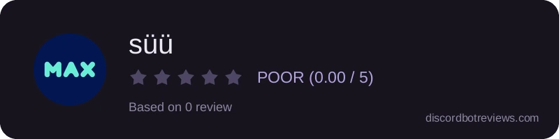 Rating widget preview for süü