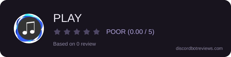 Rating banner for PLAY