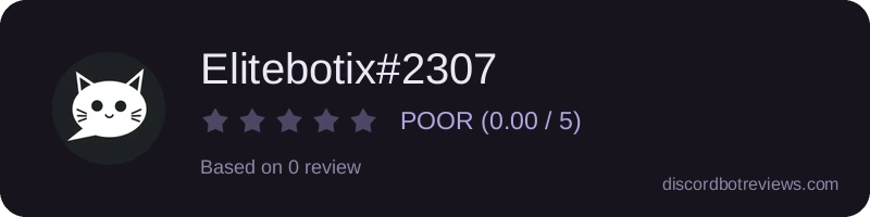 Rating widget preview for Elitebotix#2307