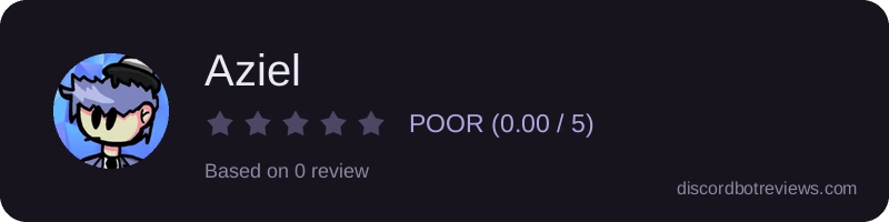 Rating widget preview for Aziel