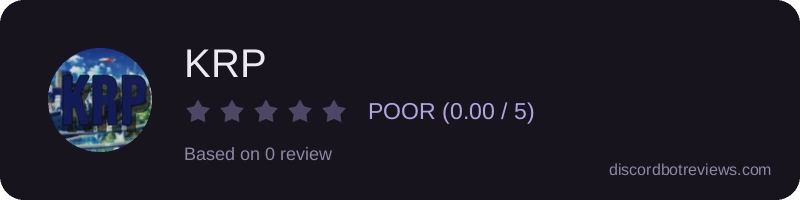 Rating widget preview for KRP
