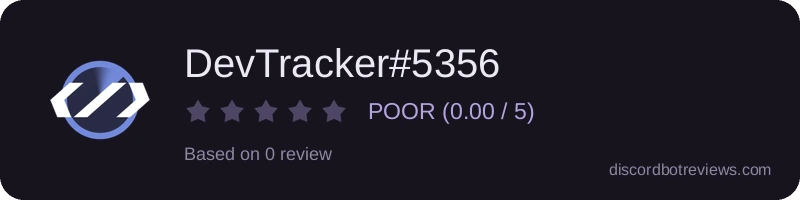 Rating widget preview for DevTracker#5356