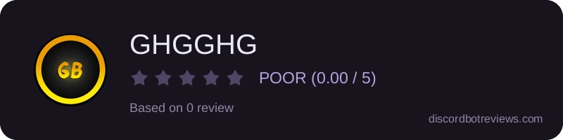 Rating widget preview for GHGGHG