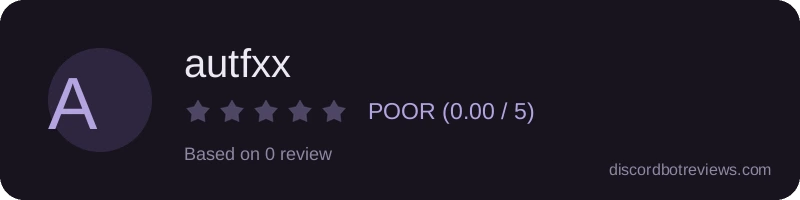 Rating banner for autfxx