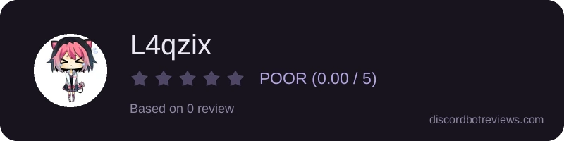 Rating widget preview for L4qzix