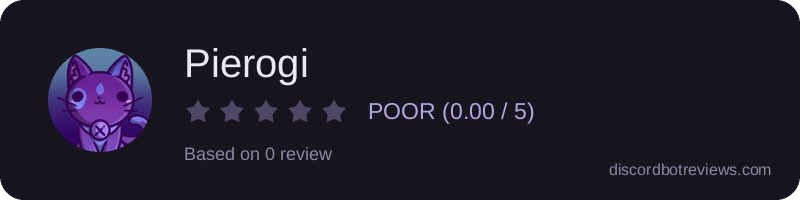 Rating widget preview for Pierogi
